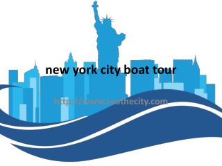 new york city water tour