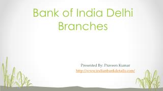 MICR code for Bank of India delhi