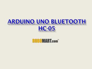 Arduino UNO Bluetooth HC-05 by Robomart