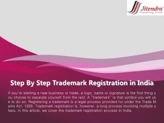 Step By Step Trademark Registration in India