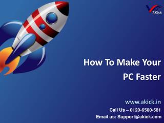How To Make Your PC Faster