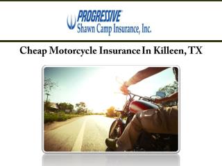 Cheap Motorcycle Insurance In Killeen, TX