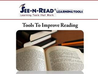 Tools To Improve Reading