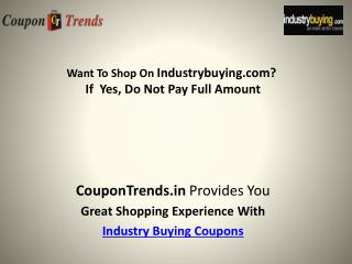 Exclusive Coupon Trends: Upto 15% Off Industrial products