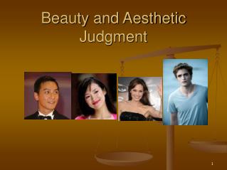 Beauty and Aesthetic Judgment