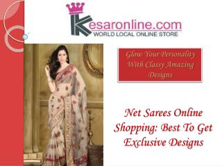 Shop Net Sarees Online in USA