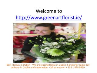 Dublin florist same day delivery