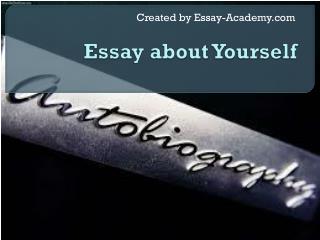 Essay about Yourself