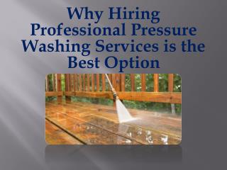 Commercial Pressure Washing OHIO