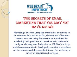 Secrets of Email Marketing Services to Reveal