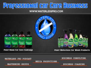 Professional Car Care Business- Waterlesspro