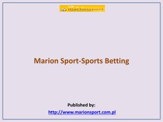 Marion Sport-Sports Betting