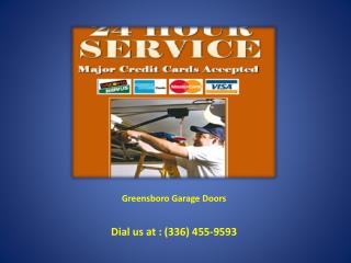 Garage Door Repair : Greensboro