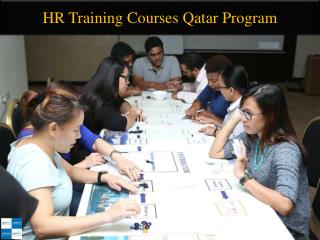 HR Training Courses Qatar Program