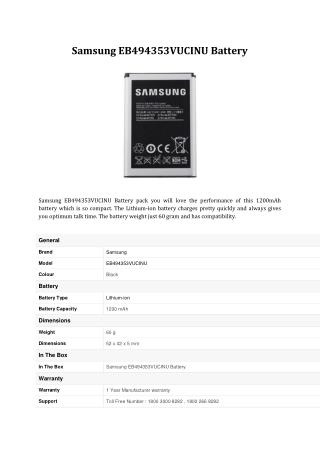 Samsung EB494353VUCINU Battery