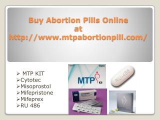 Abortion pills online