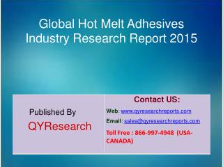 Global Hot Melt Adhesives Market 2015 Industry Growth, Trends, Outlook, Analysis, Research and Development