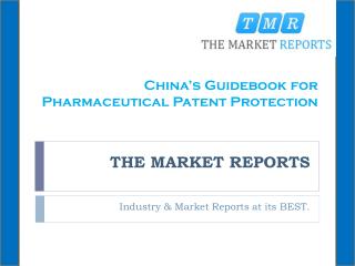 China’s Guidebook for Pharmaceutical Patent Protection
