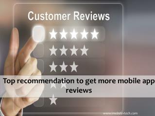 Marketing Experts Counsel to gain better ratings for your mobile apps