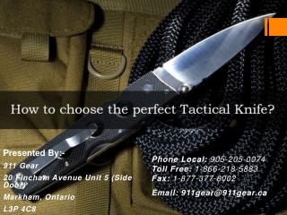 What Makes A Tactical Knife?