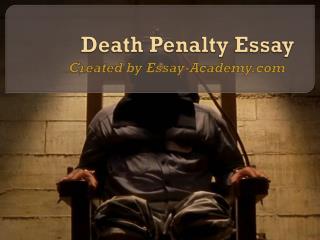 Death Penalty Essay