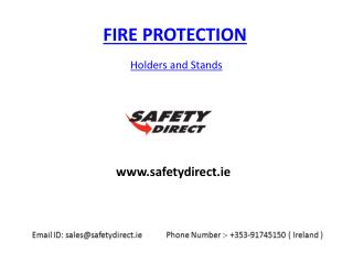 Fire Extinguisher Holders and Stands by safetydirect.ie