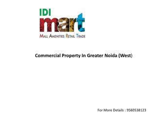 IDI Mart Retails Mall, Shops, Office Space Noida Extension
