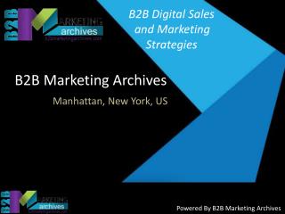 B2B Digital Sales and Marketing Strategies