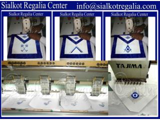 Masonic Blue lodge officer apron