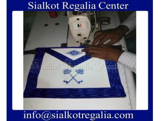 Masonic regalia officer apron