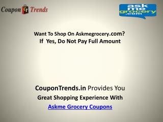 Askme grocery coupons