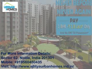 Aditya Urban Homes by Aditya Group Call@ 9560450435