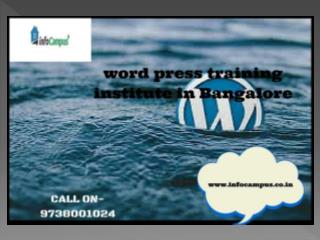 wordpress training in bangalore call on 919738001024