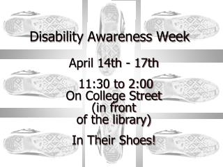 Disability Awareness Week