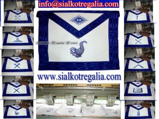 Blue lodge officer apron