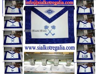 Blue lodge officer apron