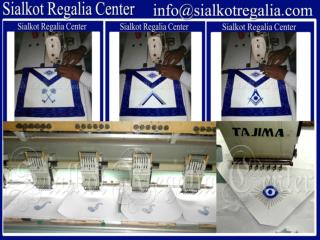 Blue lodge officer apron