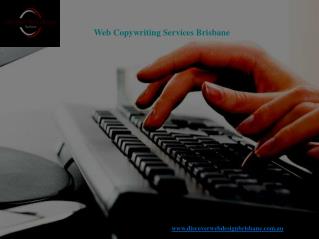 Web Copywriting Services In Brisbane