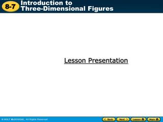 Lesson Presentation