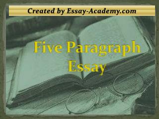 Five Paragraph Essay