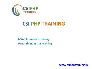 6 Months Industrial Training in Chandigarh