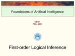 Foundations of Artificial Intelligence