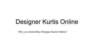 Designer Kurtis online