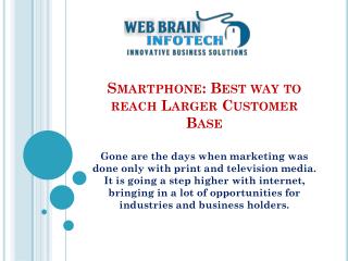 Smartphone Marketing: Best way to reach Targeted Customer