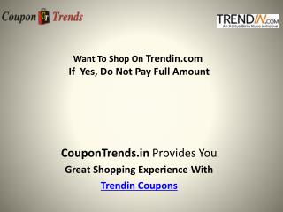 trendin coupons