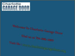 TTop Garage Door Repair in Charlotte NC