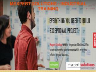 Industrial Training in Chandigarh | Web Designing industrial training