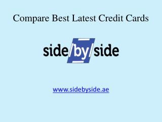 Sidebyside - Compare Best Credit Cards in Dubai & UAE Online