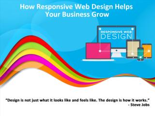 How Responsive Webb Design Helps Your Business Grow