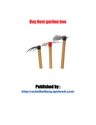 garden hoe